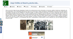 Desktop Screenshot of geneaordonez.es