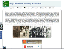 Tablet Screenshot of geneaordonez.es